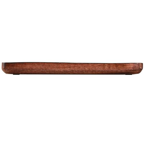 Article Plateau en bois lasuré brun Plateau rectangulaire 30×25cm