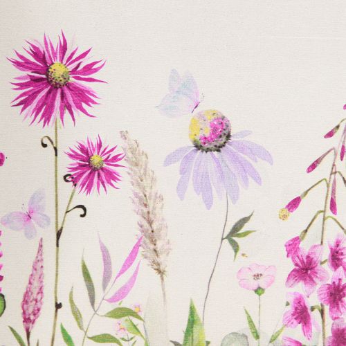 Article Plateau en bois rectangulaire nature fleurs papillon L35cm