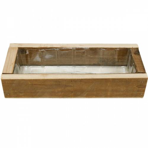 Floristik24 Jardinière, bac à fleurs, décoration en bois à planter, bac en bois 25cm