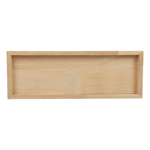 Floristik24 Plateau en bois plateau décoratif bois rectangulaire naturel 50×17×2.5cm