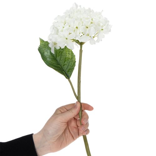 Article Fleur d'hortensia artificielle pour une décoration intérieure élégante et moderne, 80 cm, lot de 2