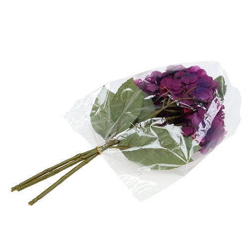 Floristik24 Hortensia mauve 30 cm 3 p.