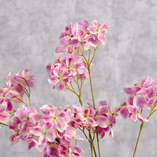 Article Plante d'hortensia artificielle, facile d'entretien, pour une décoration durable, 110 cm, lot de 2