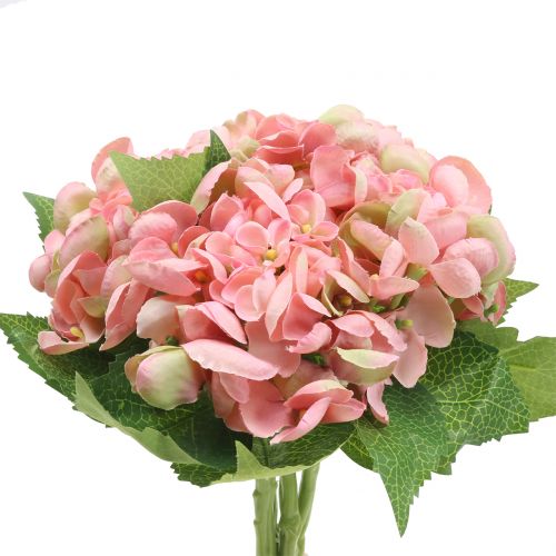 Floristik24 Hortensia rose 33cm 1pc