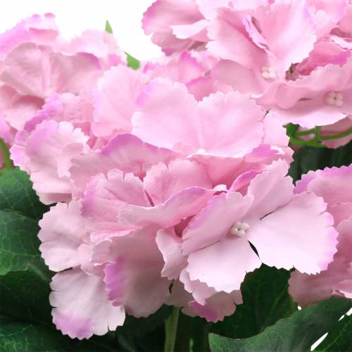Floristik24 Hortensia en pot rose artificiel 35cm