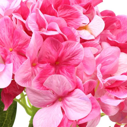 Article Hortensia grand rose artificiel L110cm