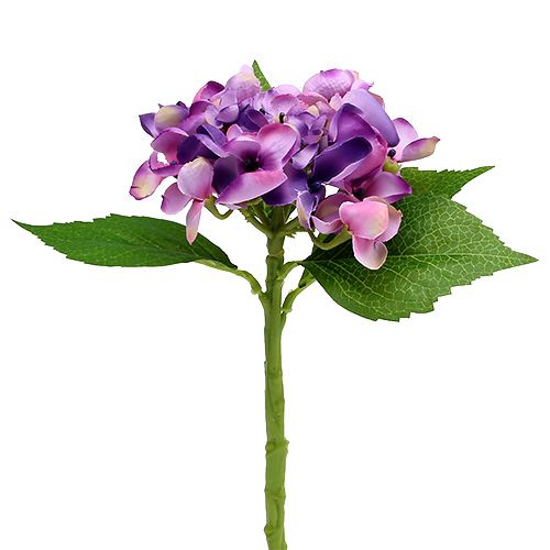 Floristik24 Hortensia violet 33cm 1p