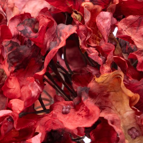 Branche de Fleurs d’Hortensia Artificielle 74 cm Rouge | Floristik24.fr