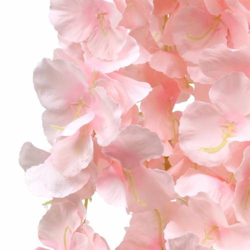 Floristik24 Guirlande de fleurs déco artificielle rose clair 135cm 5 brins