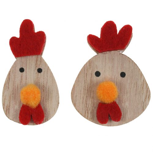 Article Bois de coq en verre 36pcs