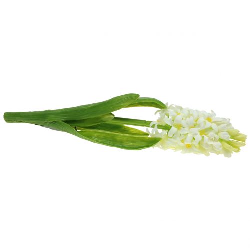 Article Jacinthe Real-Touch Blanc 40cm