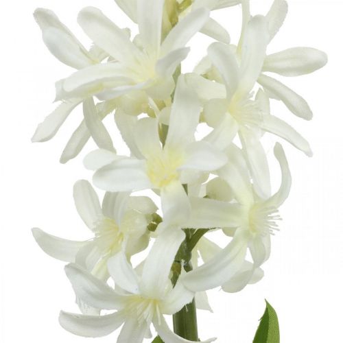 Floristik24.fr Jacinthe artificielle avec bulbe fleur artificielle blanche  à coller 29cm - acheter pas cher en ligne