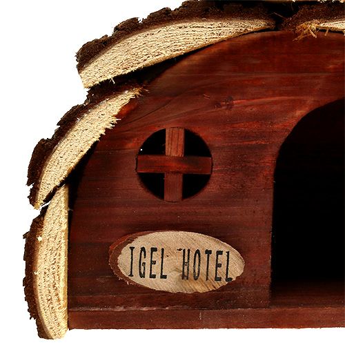 Floristik24 Hérisson Hotel Nature 24,5 cm x 15 cm x 17 cm