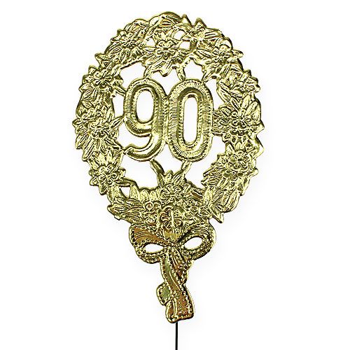 Numéro d&#39;anniversaire 90 Ø8cm 10pcs
