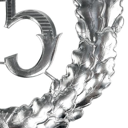 Article Numéro anniversaire 25 en argent Ø40cm
