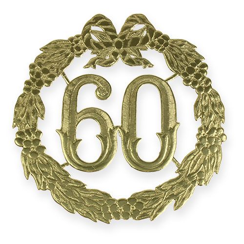 Anniversaire numéro 60 en or