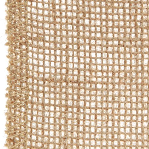 Floristik24 Ruban de jute chemin de table naturel ruban de table ruban de pot de jute 30cm 9m