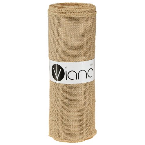 Floristik24 Ruban de jute chemin de table naturel ruban de table ruban de pot de jute 30cm 9m