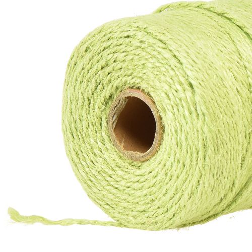 Article Ruban de jute ruban décoratif jute cordon de jute vert Ø2mm 200m