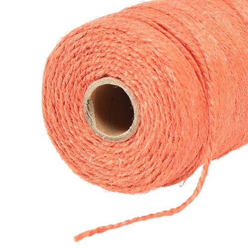 Article Ruban de jute cordon de jute ruban de jute orange Ø2mm 200m