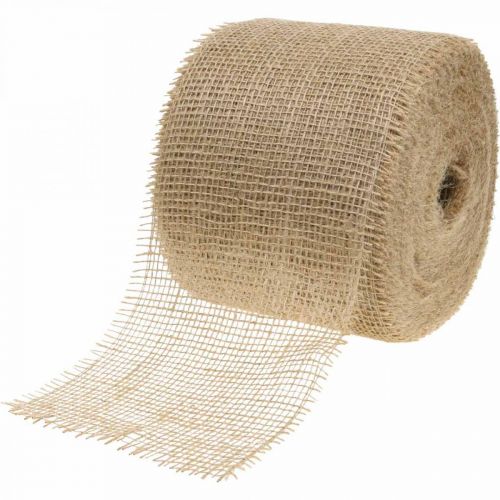 Floristik24 Ruban de jute nature 15cm 40m