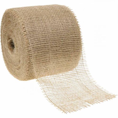 Floristik24 Ruban de jute naturel, 15 cm de large, 40 m de long