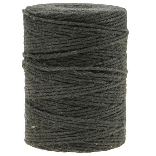 Cordon de jute Cordon de jute cordon décoratif jute anthracite Ø3mm 150m
