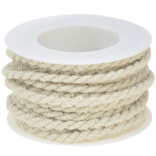 Article Cordon de jute blanc 6mm 9m