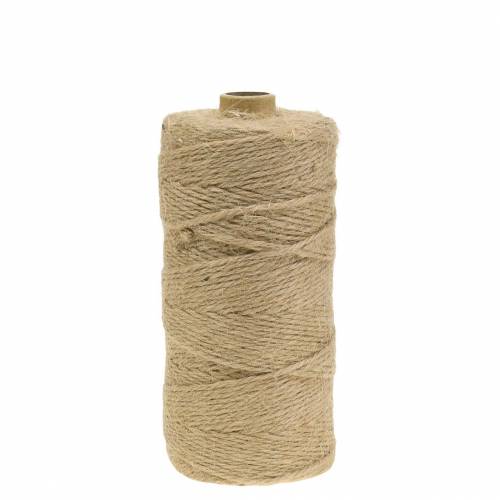 Floristik24 Cordon de jute polyvalent naturel 2mm 200m 1p