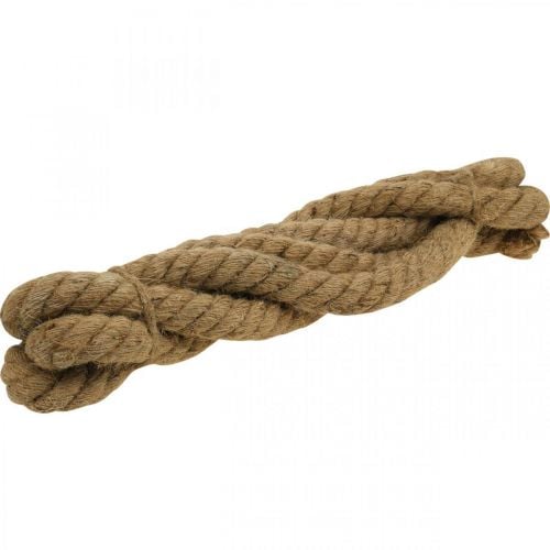 Corde déco corde de jute maritime corde de décoration d&#39;été naturelle Ø3cm 3m