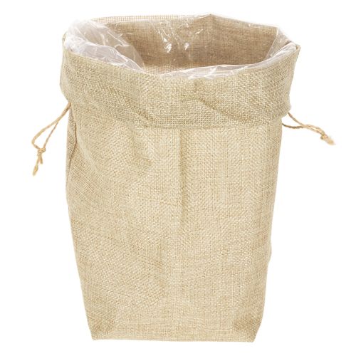 Sac en jute 13,5 × 11 cm H 25 cm | Floristik24.fr