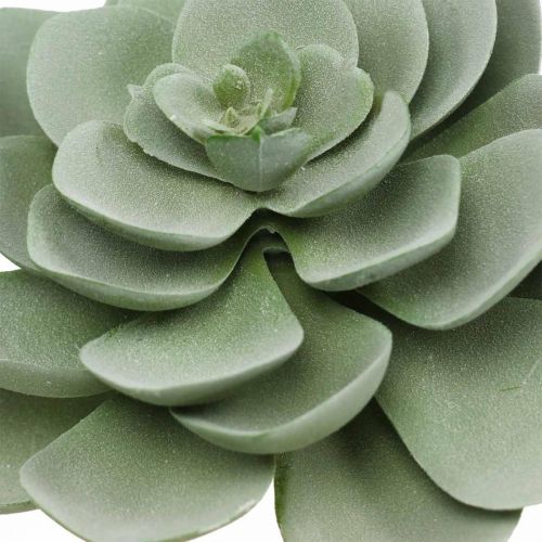 Déco succulentes artificielles plantes artificielles vertes 11×8.5cm 3pcs