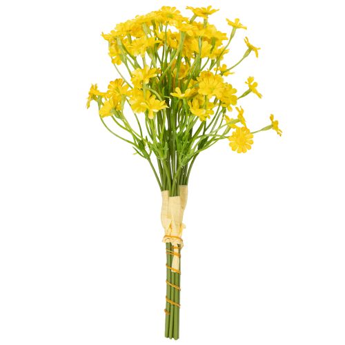 Article Camomille artificielle en bouquet de fleurs pour une décoration fraîche et facile d'entretien, 28 cm, 3 pièces
