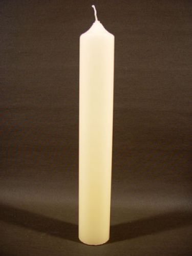 Floristik24 Bougies d'autel 400/60 2 pièces Crème