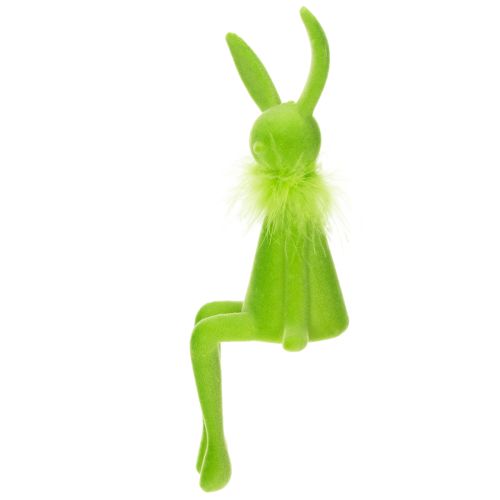 Article Décoration de Pâques : Lapin assis en plastique, 27 cm, lot de 2.