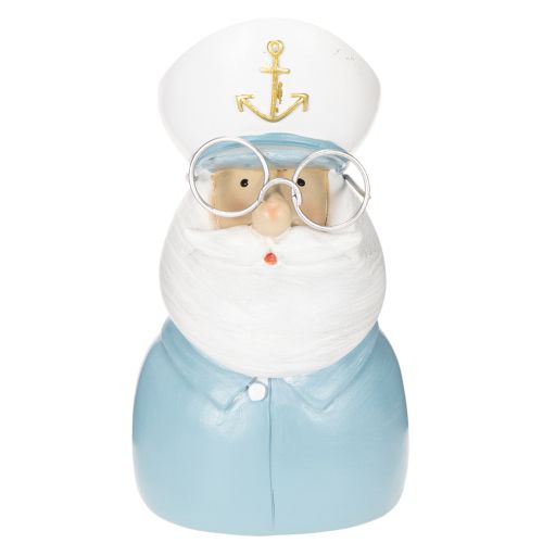 Figurine décorative capitaine marin en résine 16 cm | Floristik24.fr