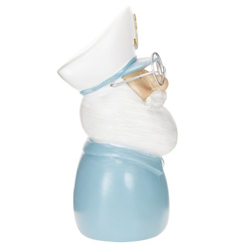 Figurine décorative capitaine marin en résine 16 cm | Floristik24.fr