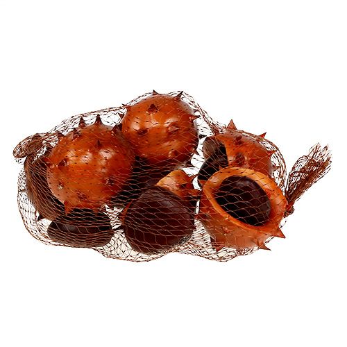 Floristik24 Châtaignes en filet 9pièce