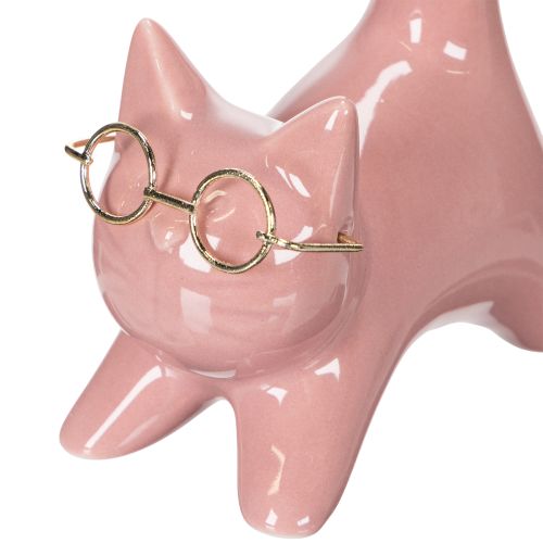 Article Figurine décorative chat, idéale pour la chambre et la salle de bain, 14 cm, lot de 2