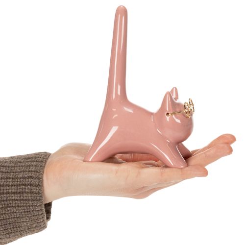 Article Figurine décorative chat, idéale pour la chambre et la salle de bain, 14 cm, lot de 2