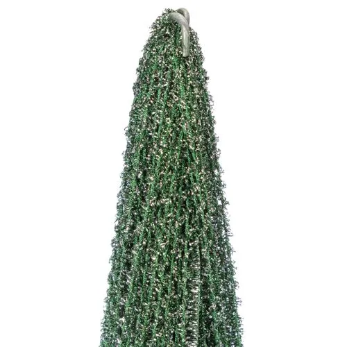 Cones métalliques verts pour décorations florales, 47 cm et 62 cm, lot de 2 | Floristik24.fr
