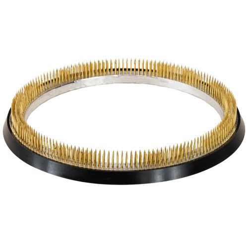 Bague Kenzan avec picots en laiton, ronde, Ø200mm