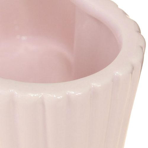 Article Coeurs décoratifs en céramique vert pastel rose 11×10×6cm 4 pcs