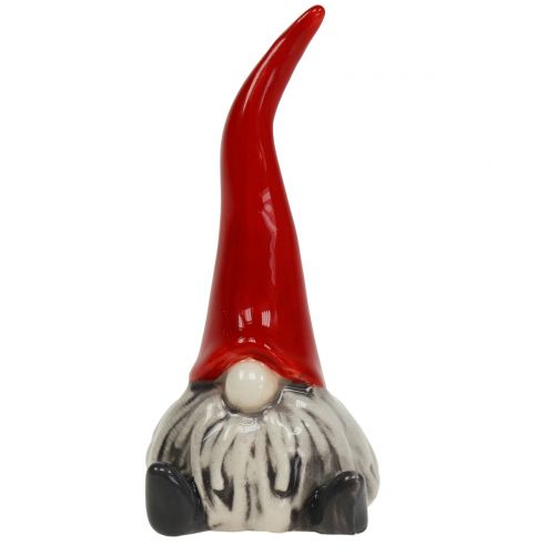 Floristik24 Figurine elfe en céramique 8,5 cm rouge, blanc 1p