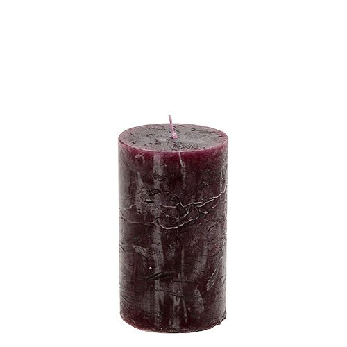Floristik24 Bougie 60mm x 100mm Bordeaux 8 pcs