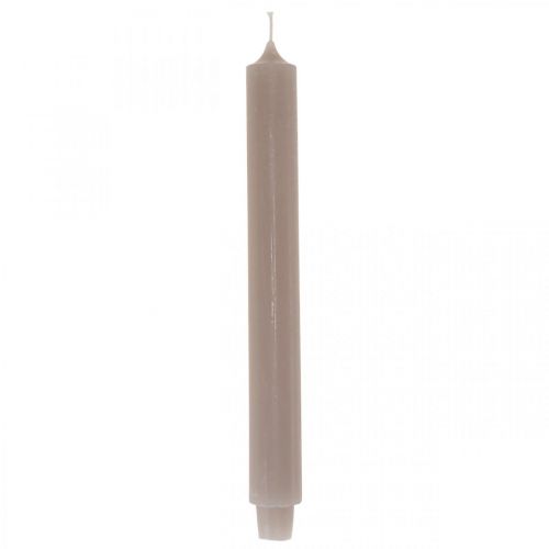 Bougie longue table bougie tige bougie grise Ø3cm H29cm