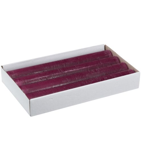 Article Bougies de couleur unie en bougies bâton Berry 34x240mm 4 pcs