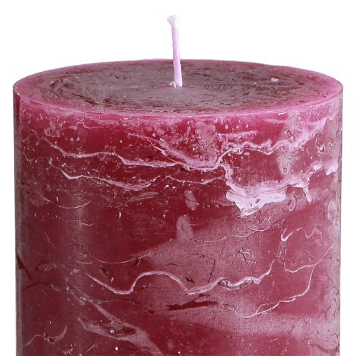 Article Bougies colorées à travers des bougies piliers Berry 85×150mm 2 pcs