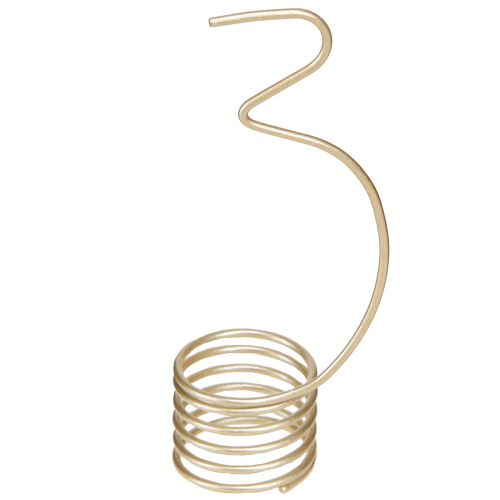 Floristik24 Décoration de bougies chiffres de l&#39;Avent 1-4 métal doré mat H10cm 4 pcs