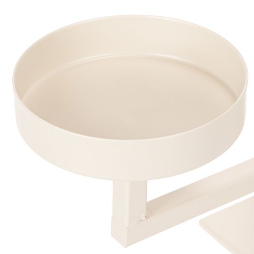 Chandelier moderne en métal taupe 47 cm avec quatre porte-bougies | Floristik24.fr